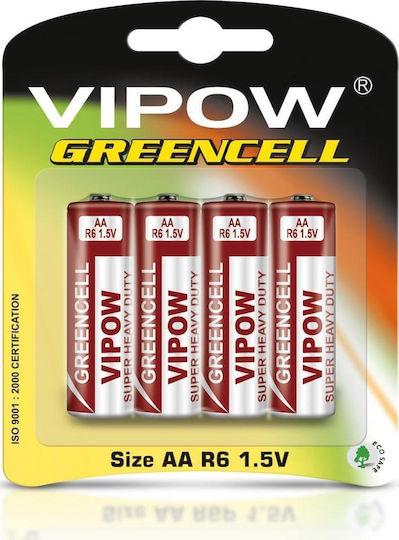 Rebel Μπαταρίες Zinc AA 1.5V 4τμχ