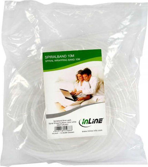 InLine Καλώδια Spiralschläuche 10m Weiß 1Stück