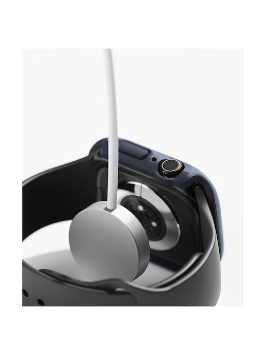 Ringke Onyx Силиконов Калъф в Син цвят за Apple Watch 10 (46 мм)