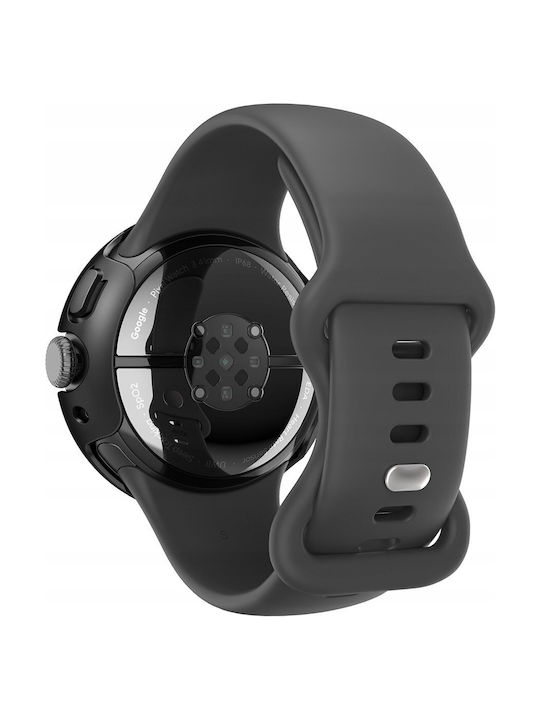 Spigen Thin Fit Πλαστική Θήκη σε Μαύρο χρώμα για Google Pixel Watch 3, 2, 1