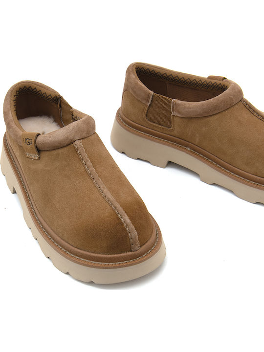 Tasman Men's Leather Slippers Green