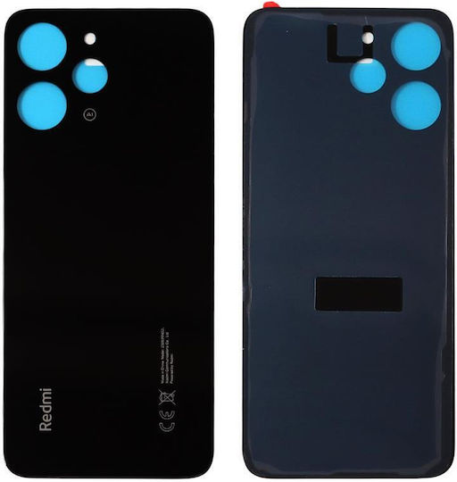 Κапак за замяна на батерията Черен за Xiaomi Redmi 12