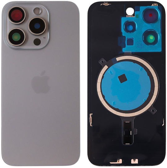 Capac Baterie Iphone 15 Pro Max Bej pentru Apple iPhone 15 Pro Max