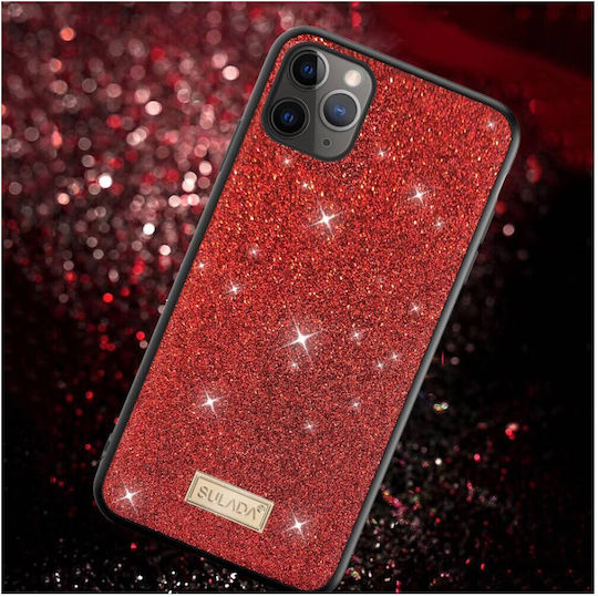 Sulada Dazzling Glitter Back Cover Σιλικόνης Κόκκινο (iPhone 13 mini)