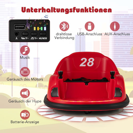 Kids Electric Car One-Seater with Remote Control 6 Volt Red