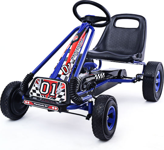 Go Kart Μονοθέσιο με Πετάλι Μπλε