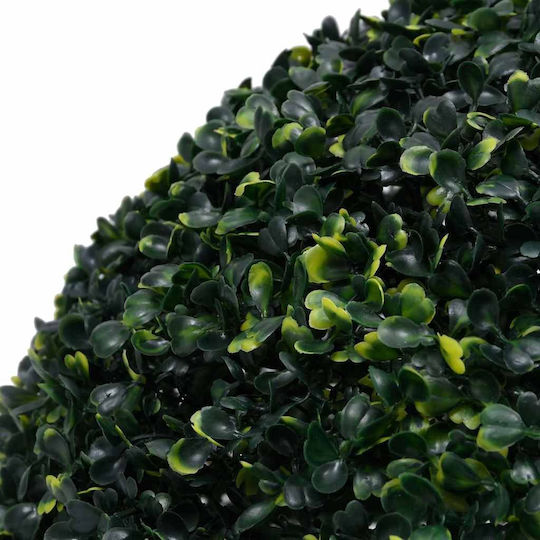Buxus Topfpflanze mit LED 2 Stück vidaXL