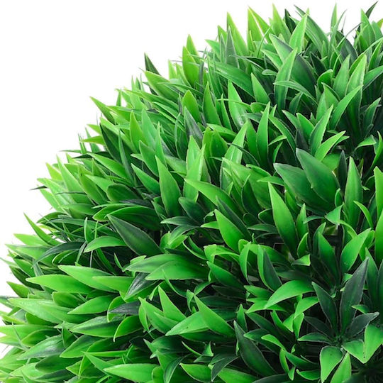 Buxus Topfpflanze mit LED 2 Stück vidaXL