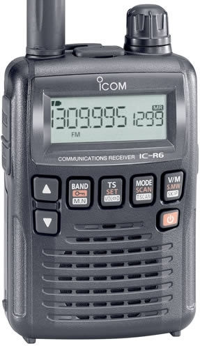 Icom IC-R6 Funkgerät UHF/VHF mit Monochromdisplay