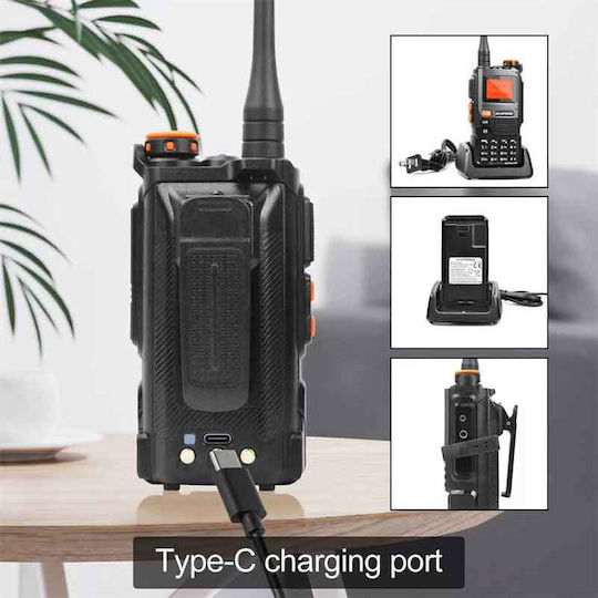 Baofeng UV-K61 Pro Walkie Talkie με Μονόχρωμη Οθόνη