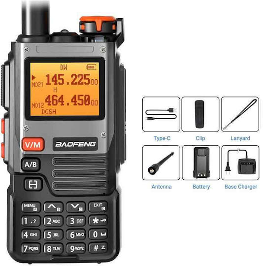 Baofeng UV-K61 Pro Walkie Talkie με Μονόχρωμη Οθόνη