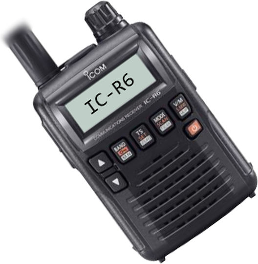Icom IC-R6 Funkgerät UHF/VHF mit Monochromdisplay