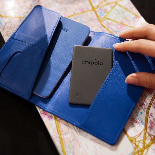 Chipolo CARD Spot Apple Find My Μαύρο Επαναφορτιζόμενο