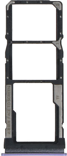 Slot Card Sim Violet pentru XIAOMI Redmi Note 9T