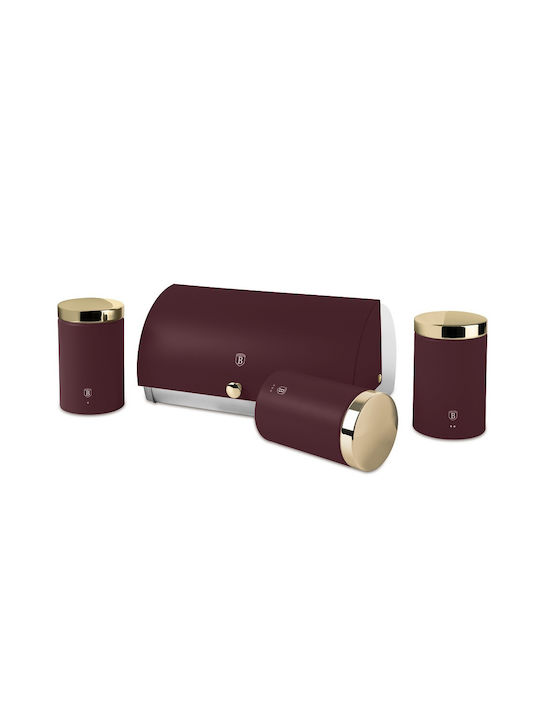 Berlinger Haus Metallic Line Ψωμιέρα με Καπάκι Inox 38.5x28x18.5cm Berlinger Haus Metallic Line Ψωμιέρα με Καπάκι Inox 38.5x28x18.5cm