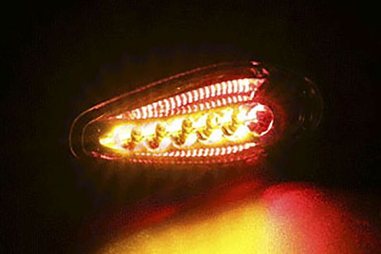 Koso чифт задни LED мигачи He045001 с прозрачен капак 1 бр
