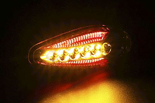 Koso чифт задни LED мигачи He045001 с прозрачен капак 1 бр