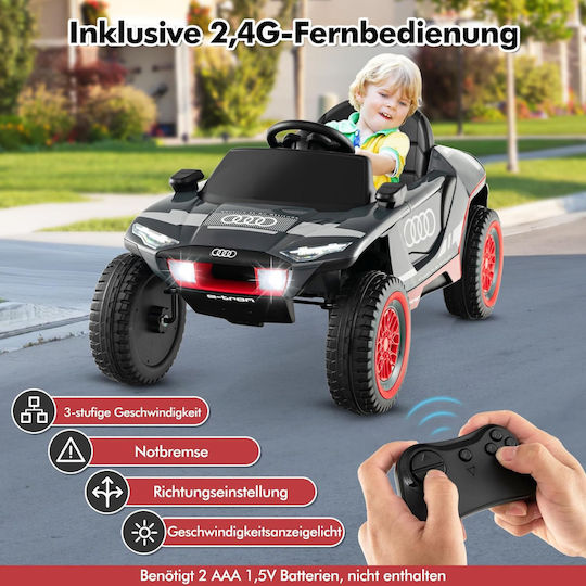 Kinder Auto Einsitzer mit Fernbedienung Audi 12 Volt Gray