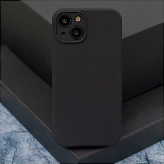 TelForceOne Umschlag Rückseite Silikon Schwarz (Galaxie M13)