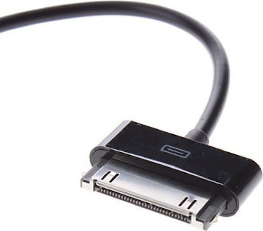 Techly USB to 30-Pin Cable Μαύρο 1.2m (305113)