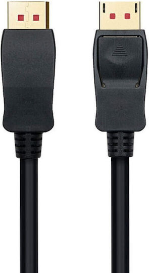 Techly Cable DisplayPort male - DisplayPort male 5m Μαύρο (ICOC DSP-A14-050NT)