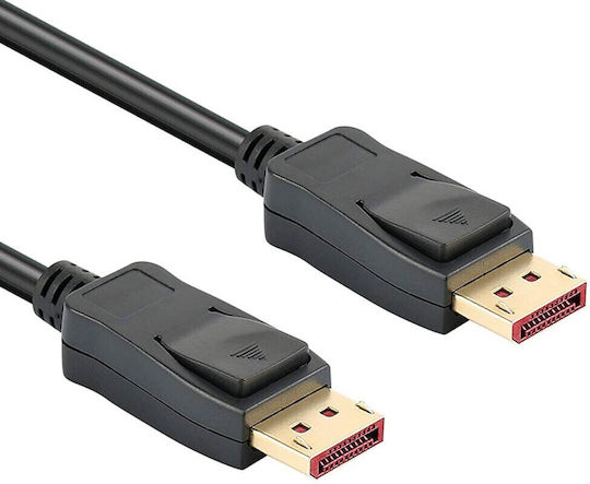 Techly Cable DisplayPort male - DisplayPort male 5m Μαύρο (ICOC DSP-A14-050NT)