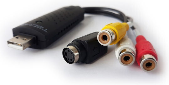 Techly I-USB-VIDEO-700TY Video Capture για Laptop / PC και σύνδεση USB-A