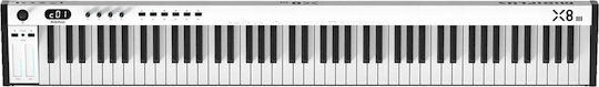 Midiplus Midi Keyboard X-8 III με 88 Πλήκτρα Λευκό