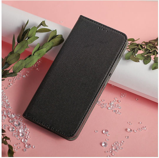 Smart Magnet Umschlag Rückseite Silikon Schwarz (Moto E20)