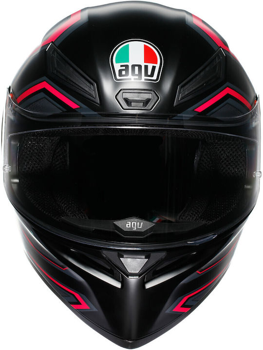 AGV K1 S Sling Matt Black / Pink Κράνος Μηχανής Full Face ECE 22.06 1500gr