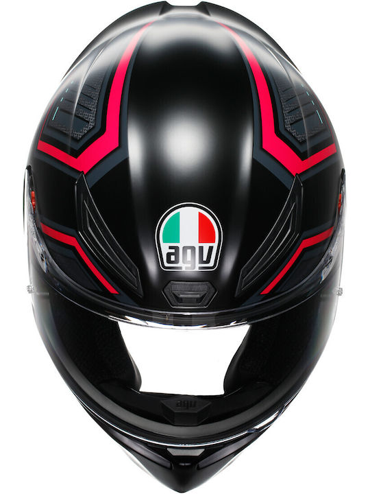 AGV K1 S Sling Matt Black / Pink Κράνος Μηχανής Full Face ECE 22.06 1500gr