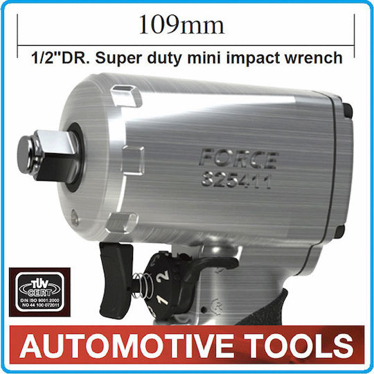 Force 825411 Air Impact Wrench 1/2 with Maximum Torque 127.16kgm