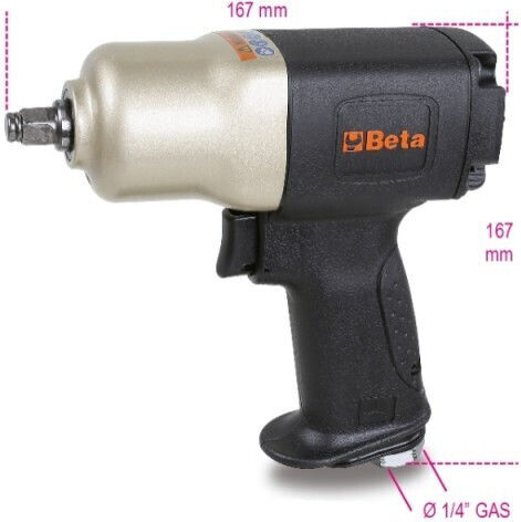 Beta 1924CD Cheie Cu Impact Pneumatic 3/8" Cuplu Maxim 41.81kgm