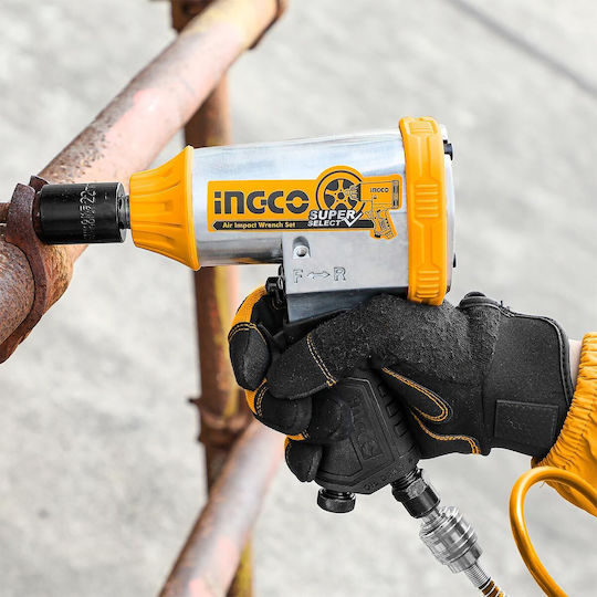 Ingco AIW12312 Въздушен Ключ 1/2" с Максимален Въртящ Момент 31.81kgm