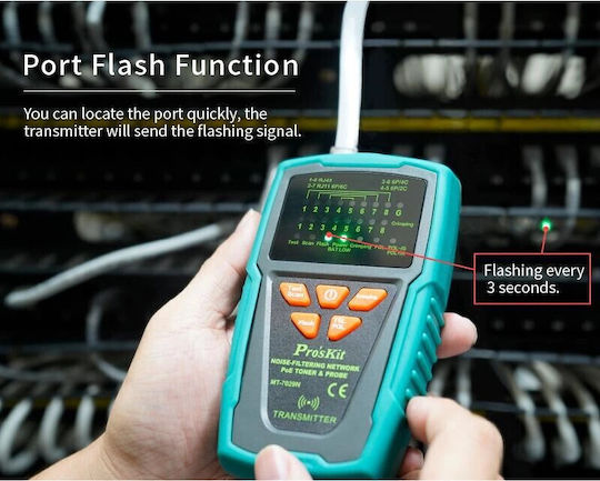 Proskit MT-7029N Kabeltester Netzwerk RJ45 Digital