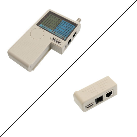 Andowl Q-316 Tester Καλωδίων Δικτύου RJ11 / RJ45 / USB / BNC