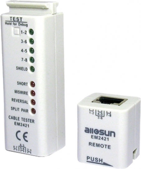 E-Sun EM-2421 Kabeltester Netzwerk RJ45