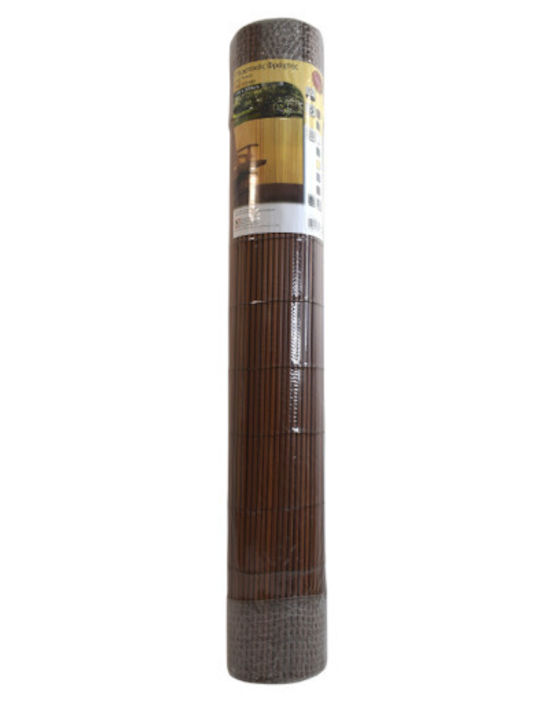 Home & Camp Bambuszaun aus Weide mit Ganzem Holz 1x3m