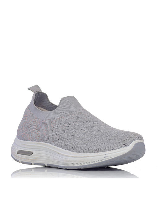Ανατομικά Γυναικεία Slip-On Γκρι