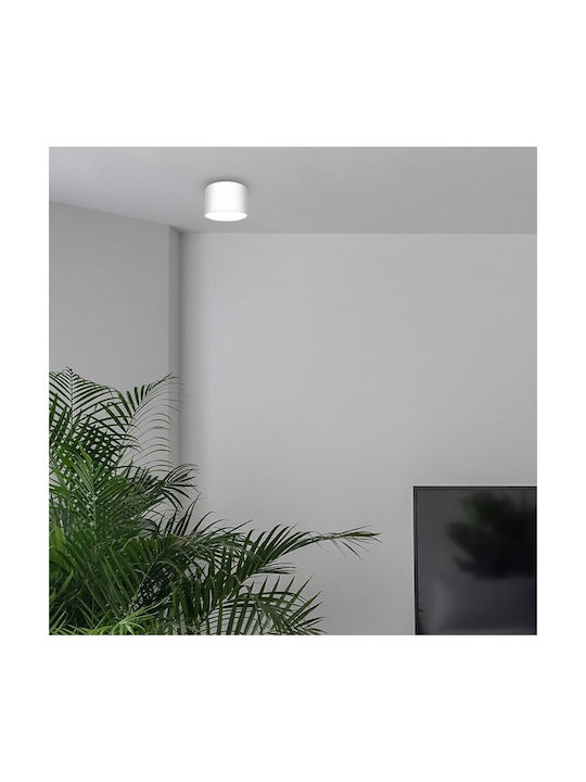 Eko Light Dixie Monos Spot cu Soclu GX53 în Culoare Alb