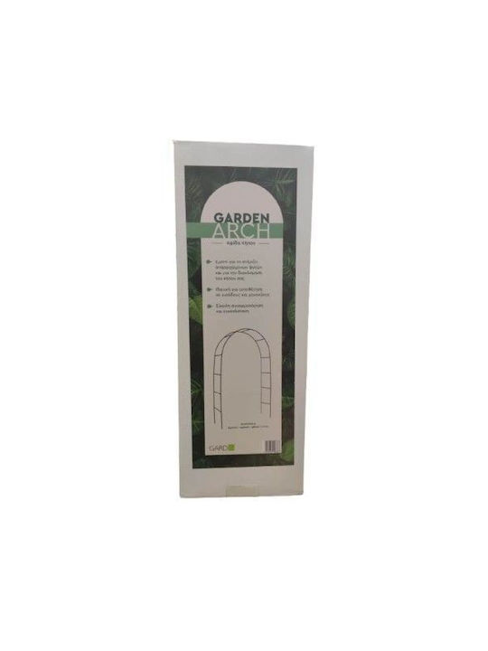 Garden Arch Made of Metal in Green Color 140x38x240cm