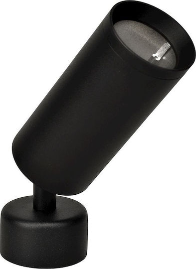 Eko Light Μονό Σποτ με Ντουί GU10 σε Μαύρο Χρώμα