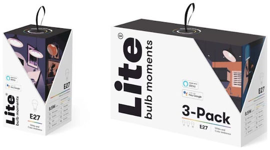 Lite Bulb Moments Bec Smart LED 8.5W pentru Dulie E27 RGB