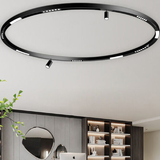 Inlight Einzel LED Warmes Weiß Spot in Schwarz Farbe