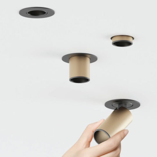 VK Lighting Single LED Warm White Spot in Bronze Color