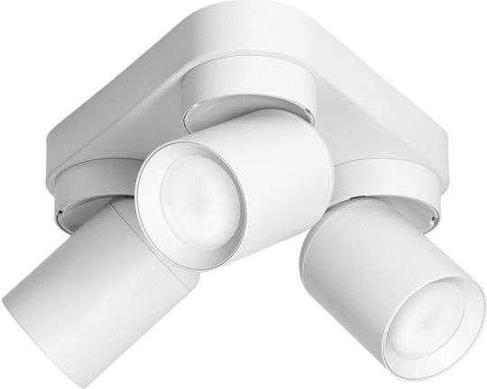Orno Triple Spot with Socket GU10 in White Color