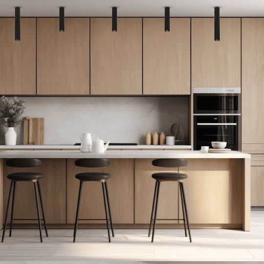 Eko Light Single Spot with Socket GU10 in Black Color