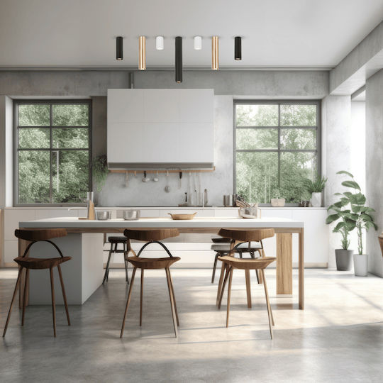 Eko Light Single Spot with Socket GU10 in Black Color