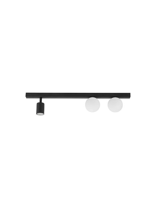 TK Lighting Μονό Σποτ με Ντουί GU10 σε Μαύρο Χρώμα