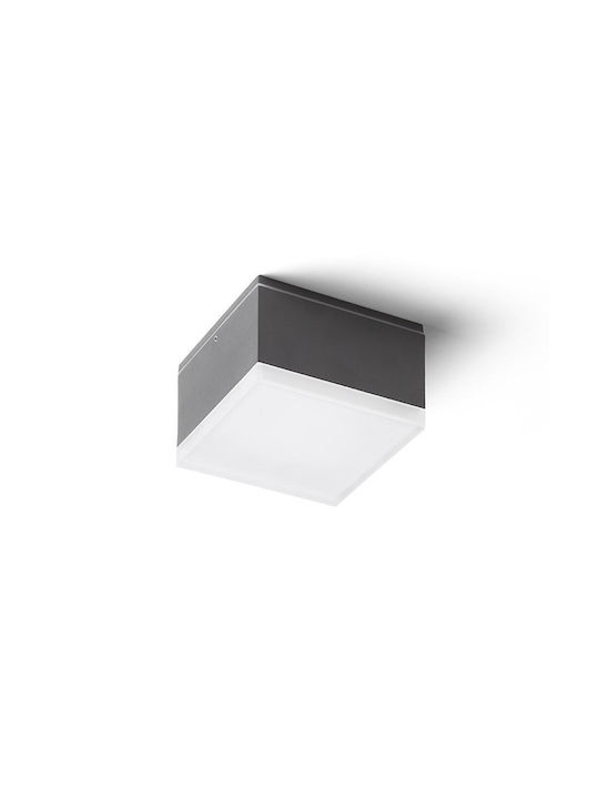 Rendl Light Studio Μονό LED Θερμό Λευκό Σποτ σε Γκρι Χρώμα